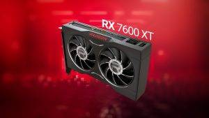 de AMD radeon RX 7600 XT